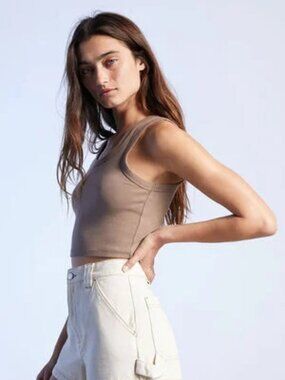 Pacsun Bone High Waisted Distressed Carpenter Short Size 26